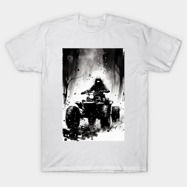 Haunted ATV Rider T-Shirt by TortillaChief